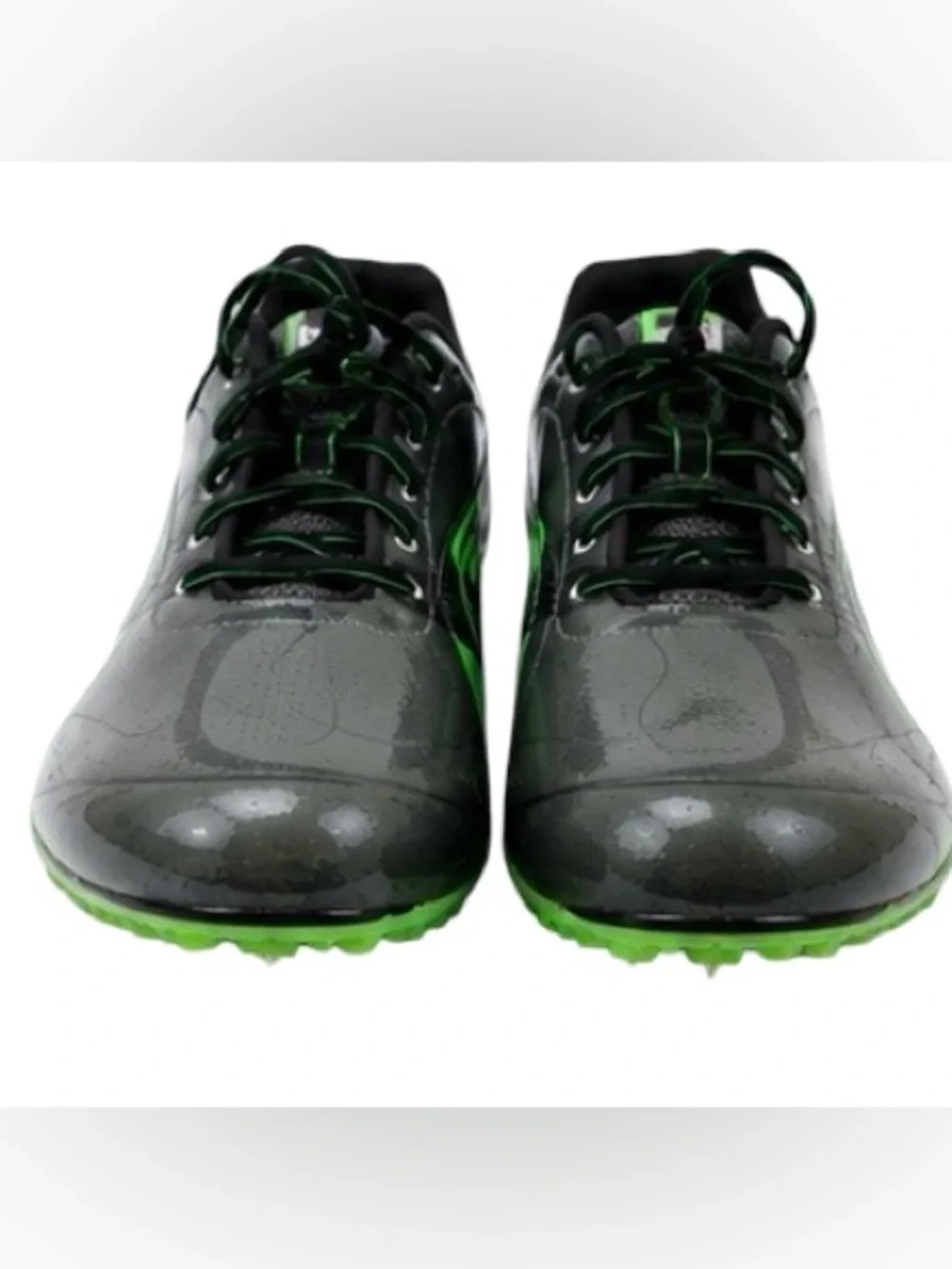 Puma Complete TFX Sprint 3 Track Spikes RARE Size  15 Black Green 185198-06 NIB